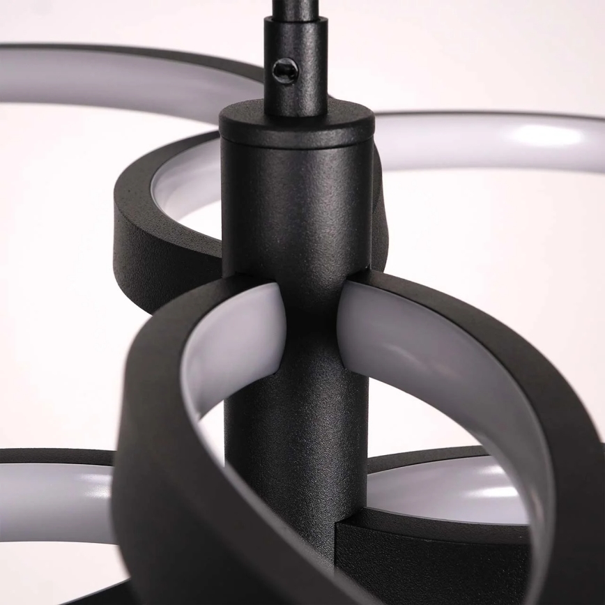 Lampa wisząca na lince RIBBON LED/37W/230V 4000K czarna