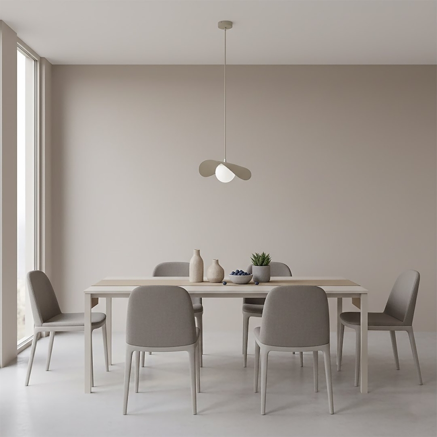 Lampa wisząca na lince RITUAL 1xG9/8W/230V beżowa