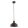 Lampa wisząca na lince RODOS 1xE27/15W/230V czarna