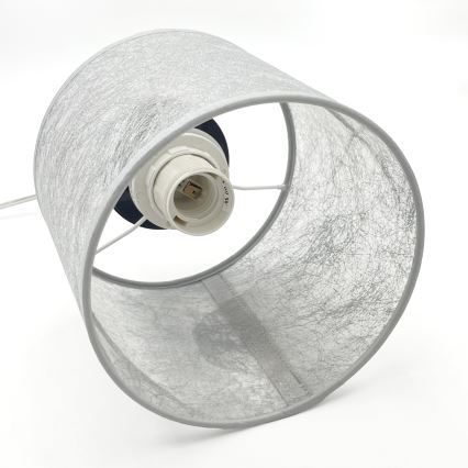 Lampa wisząca na lince ROSA 1xE27/60W/230V czarny/szary