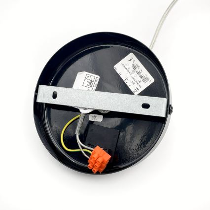 Lampa wisząca na lince ROSA 1xE27/60W/230V czarny/szary