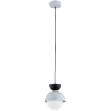 Lampa wisząca na lince SATORI 1xE27/15W/230V szara/czarna