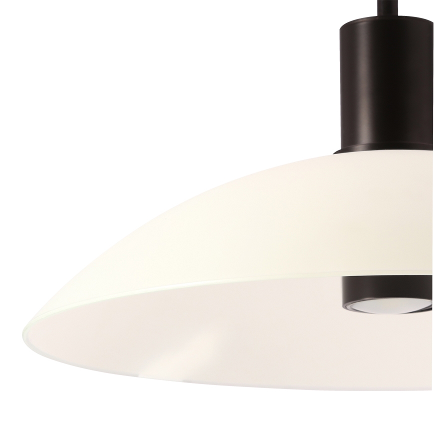 Lampa wisząca na lince TEDIN 1xGU10/15W/230V biała/czarna
