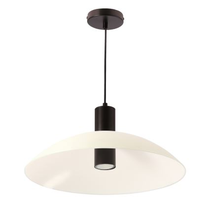 Lampa wisząca na lince TEDIN 1xGU10/15W/230V biała/czarna