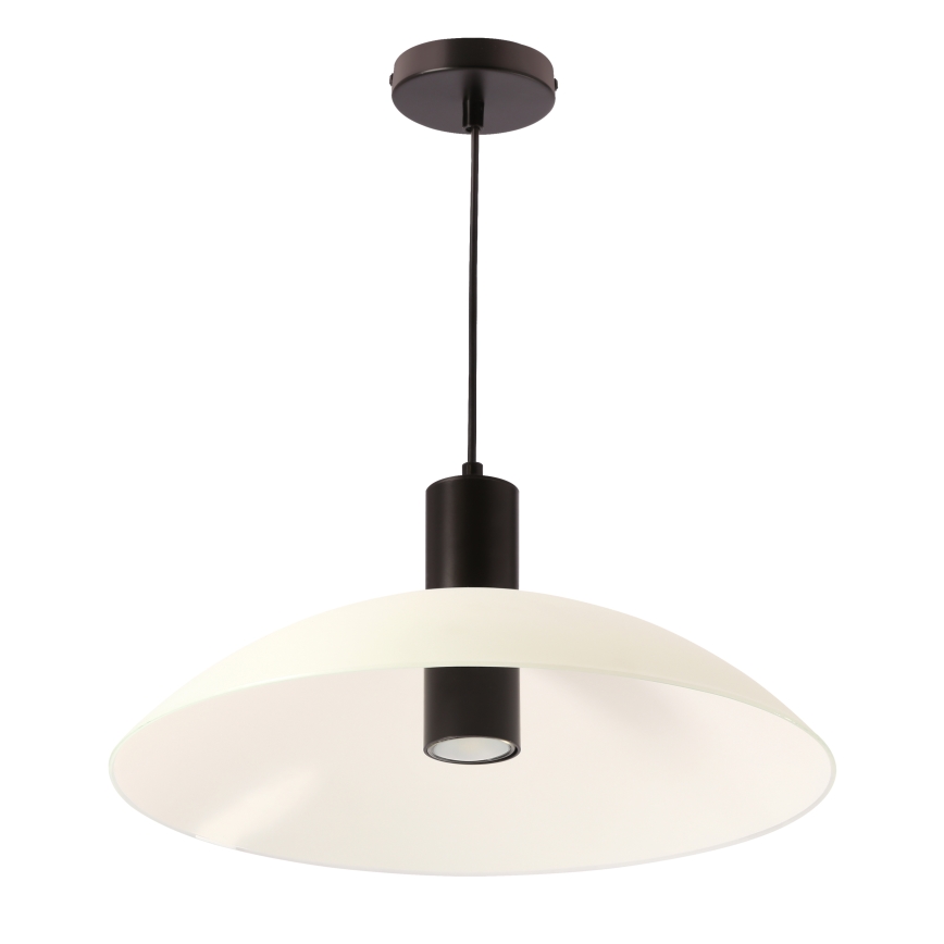 Lampa wisząca na lince TEDIN 1xGU10/15W/230V biała/czarna
