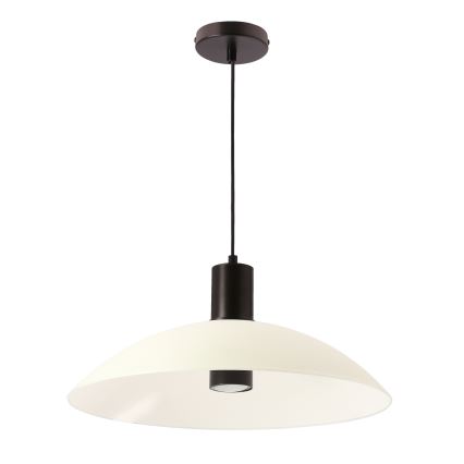 Lampa wisząca na lince TEDIN 1xGU10/15W/230V biała/czarna