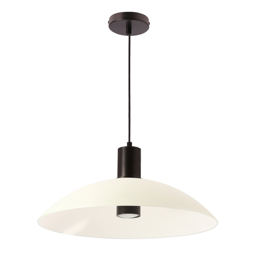 Lampa wisząca na lince TEDIN 1xGU10/15W/230V biała/czarna