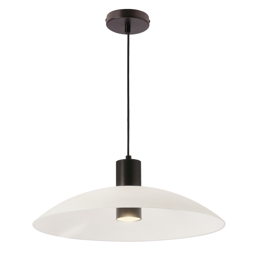 Lampa wisząca na lince TEDIN 1xGU10/15W/230V biała/czarna