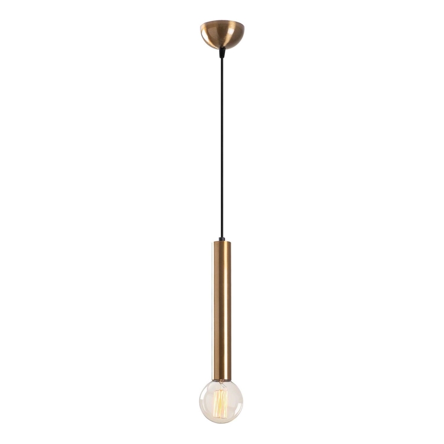 Lampa wisząca na lince TEMPO 1xE27/40W/230V złota