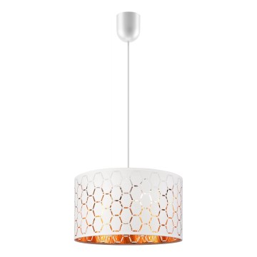 Lampa wisząca na lince ULLE 1xE27/15W/230V biała