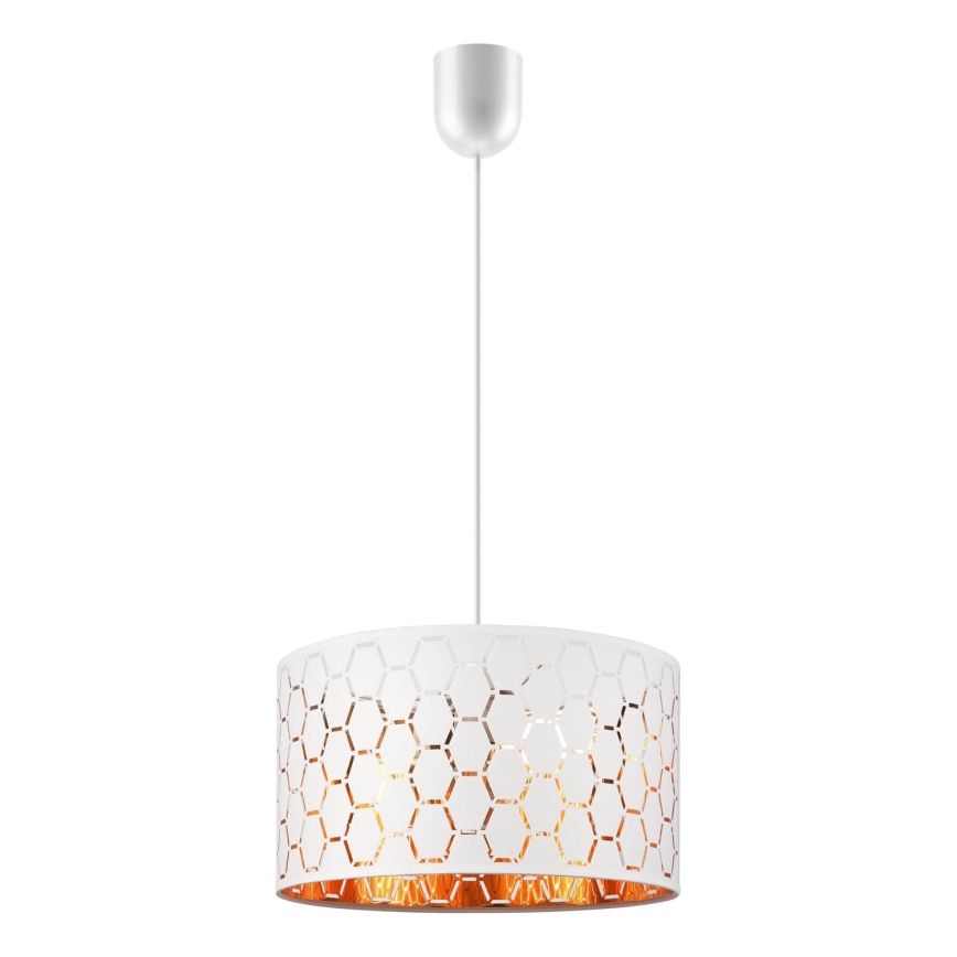 Lampa wisząca na lince ULLE 1xE27/15W/230V biała