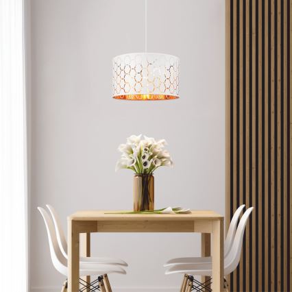 Lampa wisząca na lince ULLE 1xE27/15W/230V biała