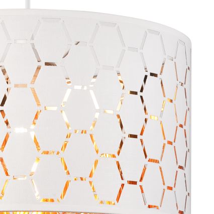 Lampa wisząca na lince ULLE 1xE27/15W/230V biała