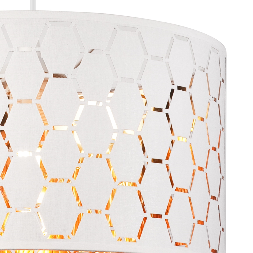 Lampa wisząca na lince ULLE 1xE27/15W/230V biała