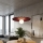 Lampa wisząca na lince UMBRA 1xG9/8W/230V czerwona