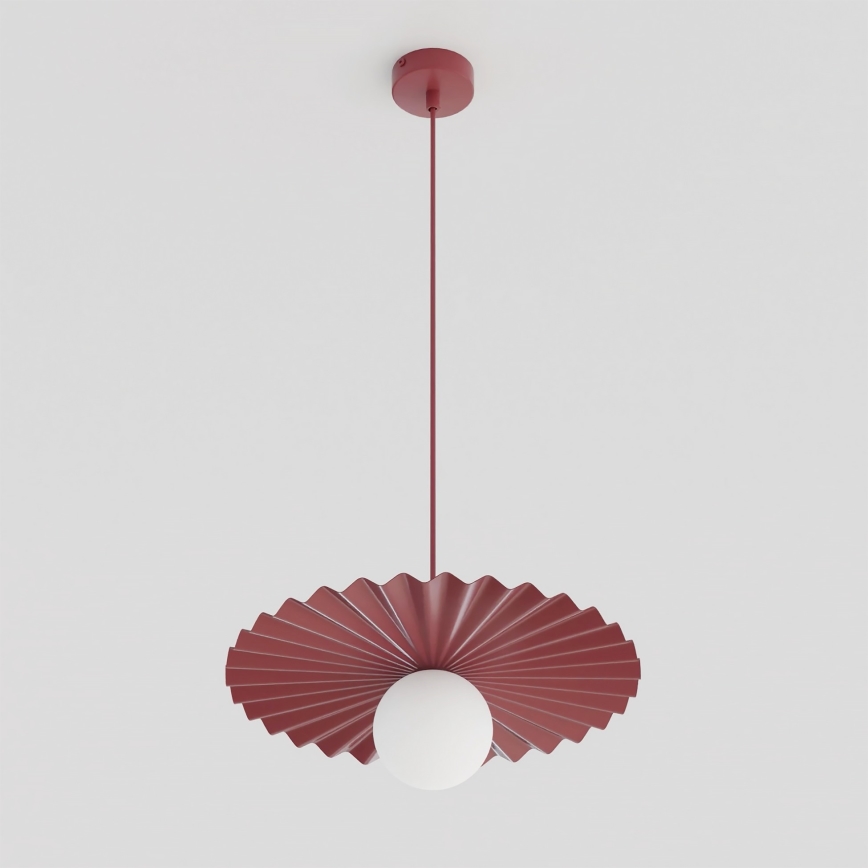 Lampa wisząca na lince UMBRA 1xG9/8W/230V czerwona