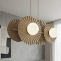 Lampa wisząca na lince UMBRA 4xG9/8W/230V beżowa