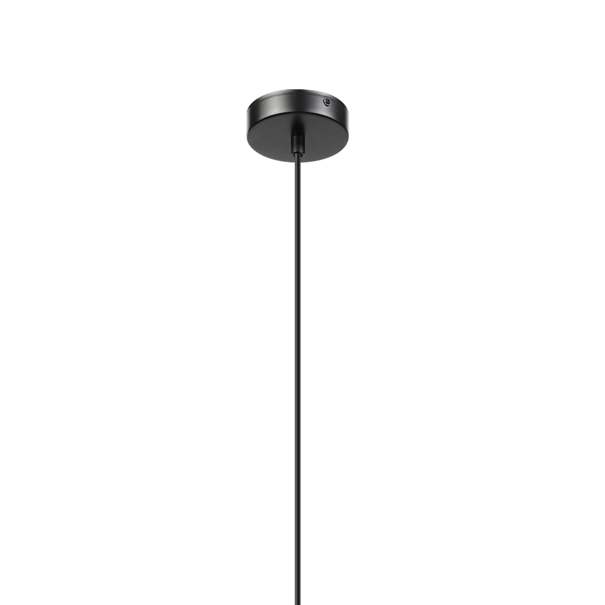 Lampa wisząca na lince VELLO 1xE27/15W/230V czarny/dymny beż/czarny