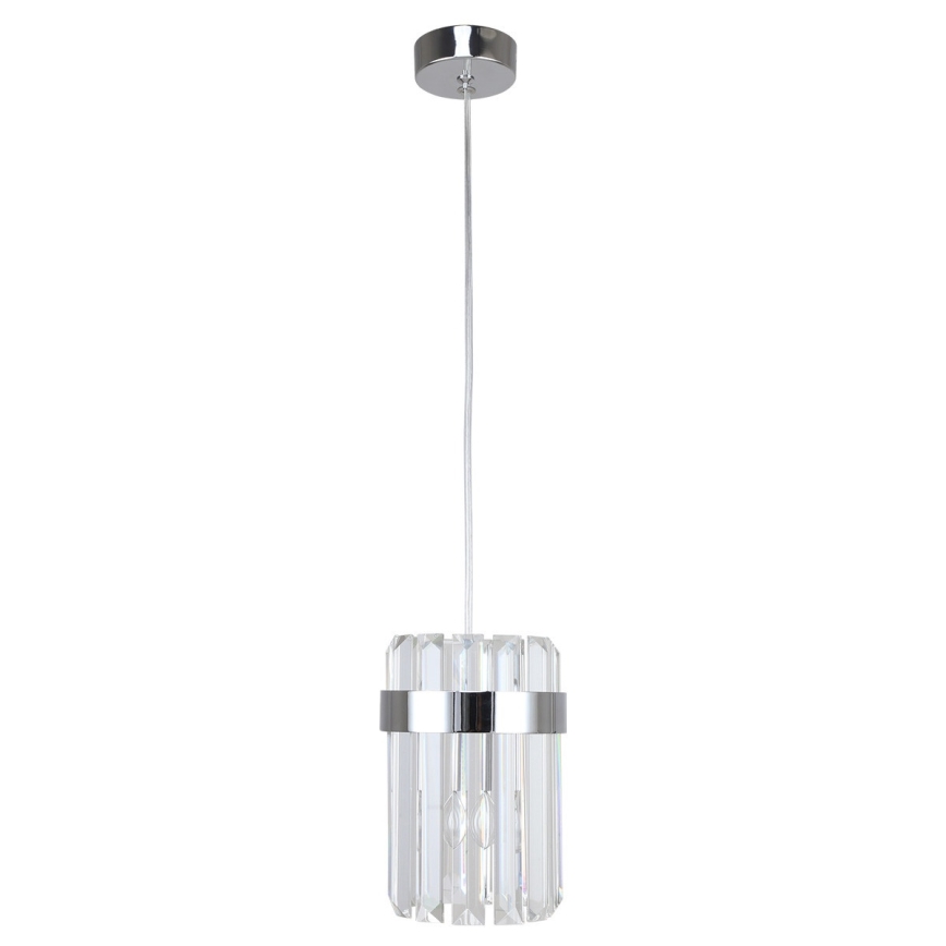 Lampa wisząca na lince VETRO 1xE14/10W/230V chrom błyszczący
