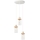 Lampa wisząca na lince WOODNEST 3xE27/15W/230V sosna/kremowa