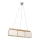 Lampa wisząca na linkach 3xE27/60W/230V buk