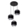 Lampa wisząca na linkach 3xE27/60W/230V szara