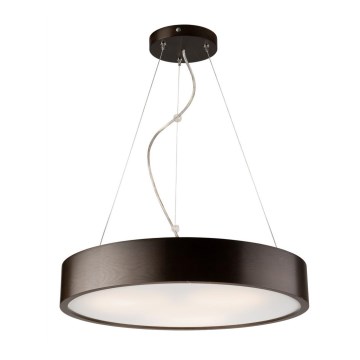 Lampa wisząca na linkach 3xE27/60W/230V Ø 47 cm sosna
