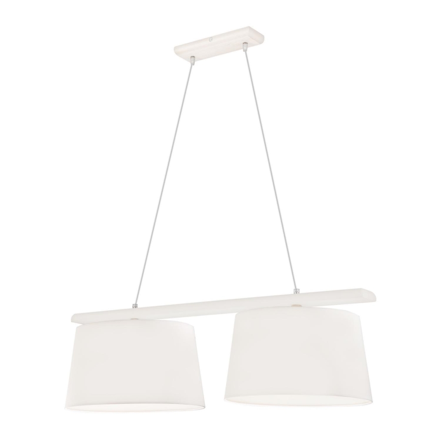 Lampa wisząca na linkach AIDA 2xE27/60W/230V dąb