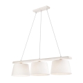 Lampa wisząca na linkach AIDA 3xE27/60W/230V dąb