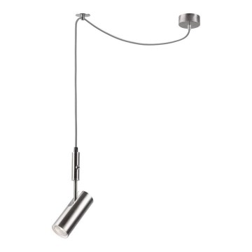 Lampa wisząca na linkach ALMA 1xGU10/35W/230V chrom