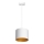 Lampa wisząca na linkach ARDEN 1xE27/60W/230V śr. 18 cm biała/złota