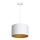 Lampa wisząca na linkach ARDEN 1xE27/60W/230V śr. 25 cm biała/złota