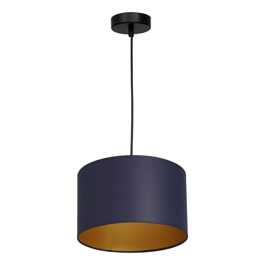 Lampa wisząca na linkach ARDEN 1xE27/60W/230V śr. 25 cm fioletowo-złota