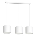Lampa wisząca na linkach ARDEN 3xE27/60W/230V biała