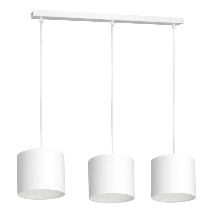Lampa wisząca na linkach ARDEN 3xE27/60W/230V biała