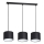 Lampa wisząca na linkach ARDEN 3xE27/60W/230V czarna/biała
