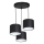 Lampa wisząca na linkach ARDEN 3xE27/60W/230V czarna/biała