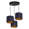 Lampa wisząca na linkach ARDEN 3xE27/60W/230V fioletowo-złota