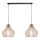 Lampa wisząca na linkach BARREL 2xE27/24W/230V
