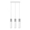 Lampa wisząca na linkach BORGIO 3xGU10/40W/230V beton/metal biały