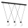Lampa wisząca na linkach CAPRI 3xG9/7W/230V