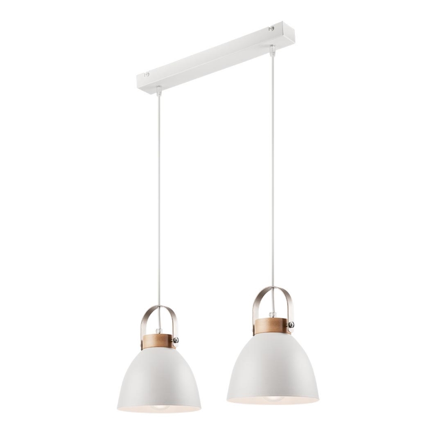 Lampa wisząca na linkach DANIELLE 2xE27/60W/230V buk