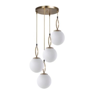 Lampa wisząca na linkach MORINO 4xE27/60W/230V