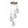 Lampa wisząca na linkach MORINO 4xE27/60W/230V