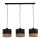 Lampa wisząca na linkach PAGLIA 3xE27/60W/230V 60 cm rattan