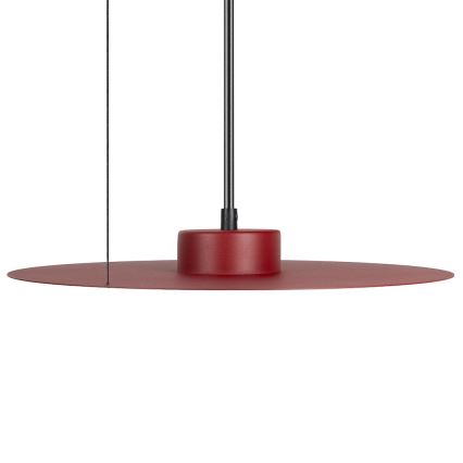 Lampa wisząca na linkach PIATTO 1xGX53/15W/230V, śr. 35 cm, bordowa