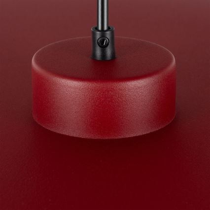 Lampa wisząca na linkach PIATTO 1xGX53/15W/230V, śr. 35 cm, bordowa