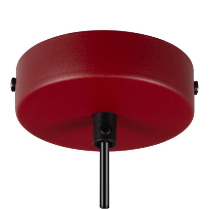 Lampa wisząca na linkach PIATTO 1xGX53/15W/230V, śr. 35 cm, bordowa