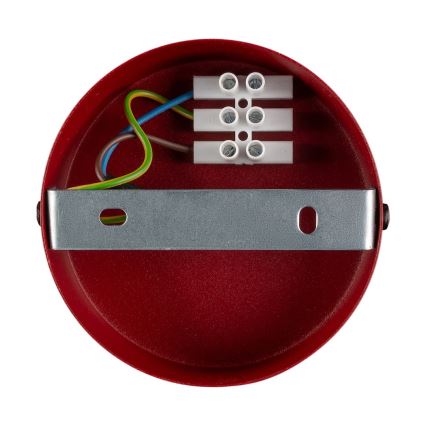 Lampa wisząca na linkach PIATTO 1xGX53/15W/230V, śr. 35 cm, bordowa