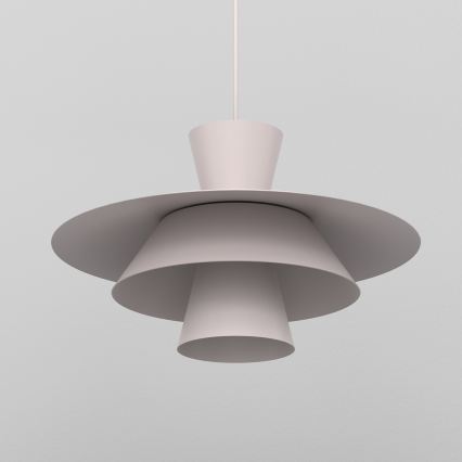 Lampa wisząca na linkach PLATO 1xE27/15W/230V kremowa